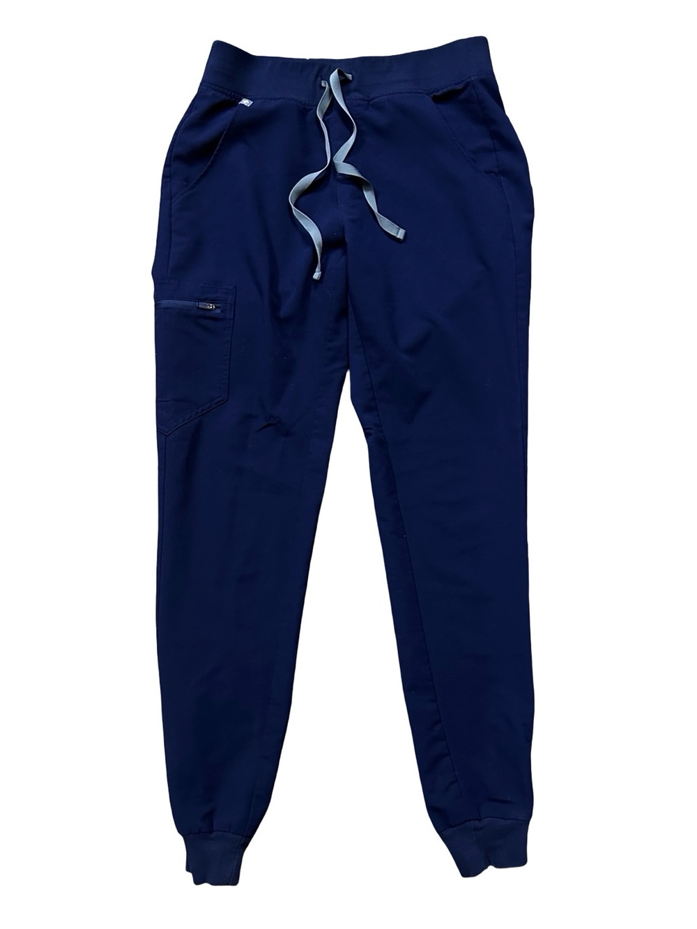 Figs Navy Blue Zamora Jogger Scrub Pants Size Small Tall Nurse Medical Uniform